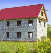Фото 6. Строительство дома из пеноблоков